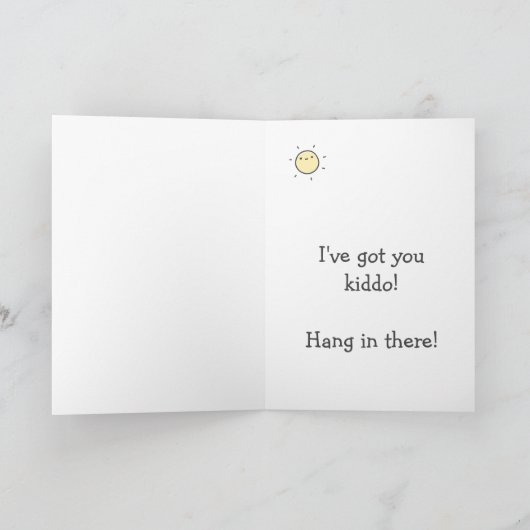 Hier om te luisteren! Ik heb jou! Schattigee kanke Kaart (Binnen)