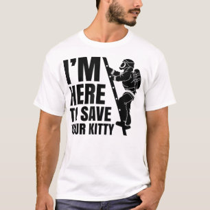 Hier om uw Kat brandweervrouw Firefi op te slaan T-shirt