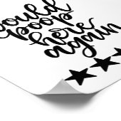 Hier opnieuw afdrukken poster (Hoek)