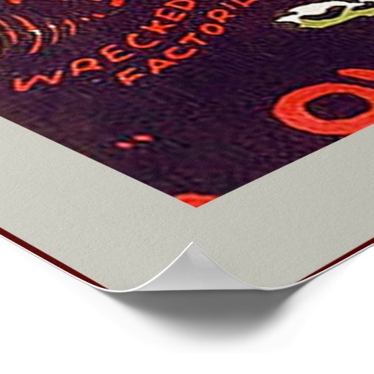 Hier over ~ Hier ~  Wereldoorlog 1 Poster (Hoek)