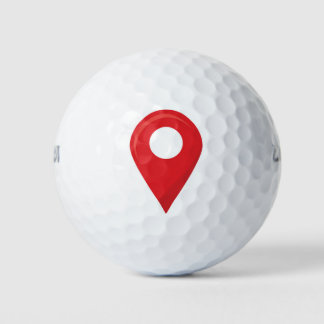 HIER PIJN Locatie Golfballen