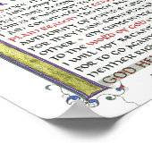 HIER STA IK GOD HELP ME MARTIN LUTHER CITAAT POSTER (Hoek)