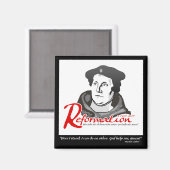 Hier sta ik Martin Luther Reformatie 500 magneet (Voorkant / Achterkant)