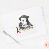 Hier sta ik Martin Luther Reformatie 500 Sticker (Envelop)