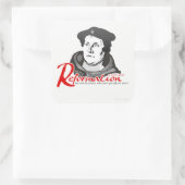 Hier sta ik Martin Luther Reformatie 500 Sticker (Tas)