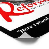 Hier sta ik Martin Luther Reformation 500 Poster (Hoek)