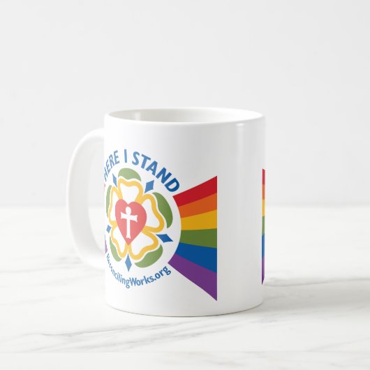 "Hier sta ik" mok (Voorkant links)