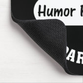 Hier staat HR voor humor Muismat (Hoek)