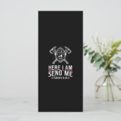 Hier stuur ik me Isaiah 68 brandweerman Menu (Staand voorkant)