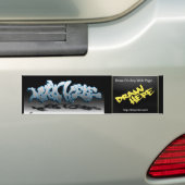 Hier tekenen bumpersticker (Op auto)