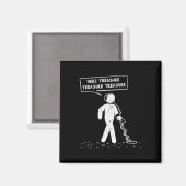 Hier Treasure Metal Detector Sundler Sondels Magneet (Voorkant / Achterkant)