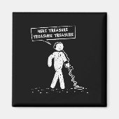 Hier Treasure Metal Detector Sundler Sondels Magneet (Voorkant)