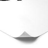 Hier vandaag Gone Tomato Funny Veggie Pun Poster (Hoek)