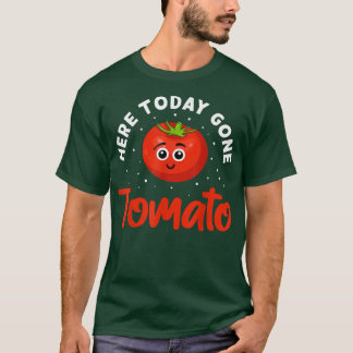 Hier vandaag is het groene ontwerp van de Tomaat T T-shirt