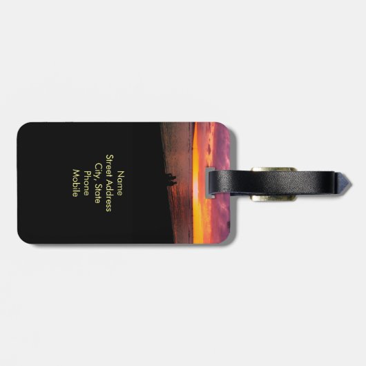 Hier vandaag naar Maui Bagagelabel (Achterkant horizontaal)