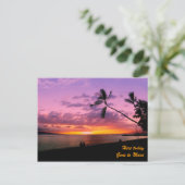 Hier vandaag naar Maui Briefkaart (Staand voorkant)