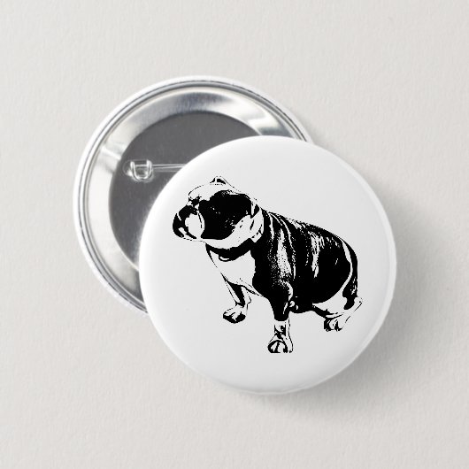 Hier, Vast Ronde Button 5,7 Cm (Voorkant /achterkant)