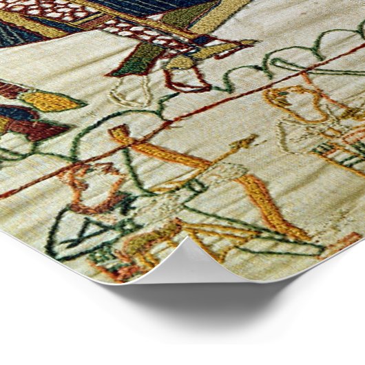 Hier vechten de Fransen Poster (Hoek)