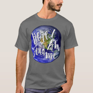 Hier verzend ik me Global Foreign Christelijk T-shirt
