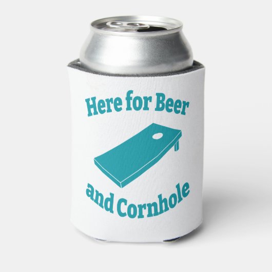 Hier voor Beer en Cornhole Blikjeskoeler (Blikje Achterkant)