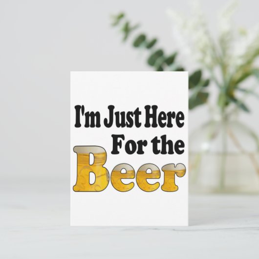 Hier voor de Beer Briefkaart (Staand voorkant)