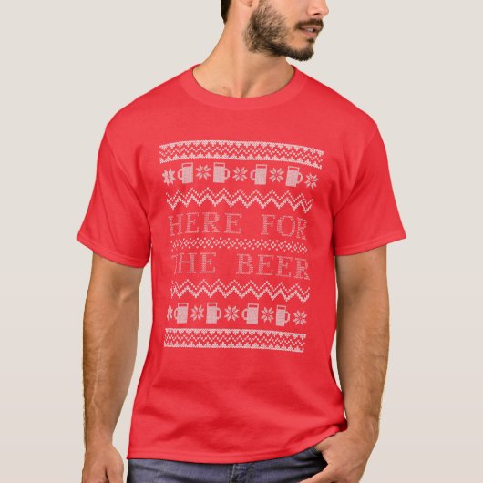 Hier voor de beer, lomp. t-shirt (Voorkant)