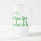 Hier voor de Beer Steins Matglas Bierpul (Voorkant rechts)