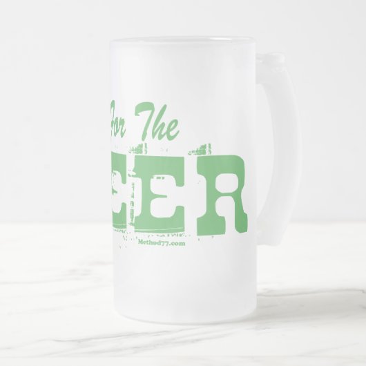 Hier voor de Beer Steins Matglas Bierpul (Voorkant rechts)