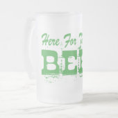 Hier voor de Beer Steins Matglas Bierpul (Voorkant links)