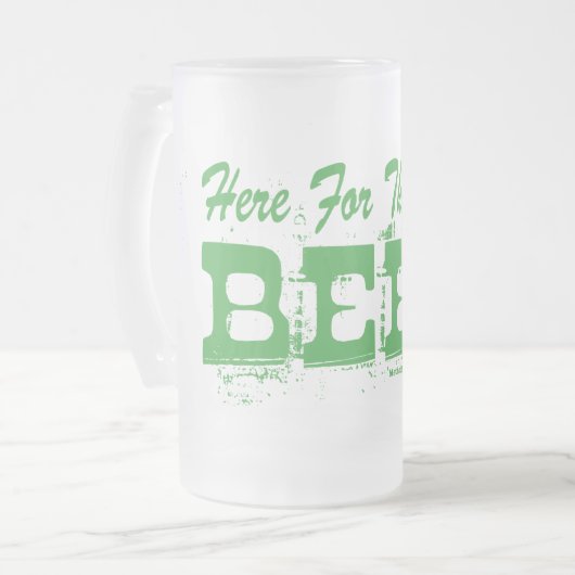 Hier voor de Beer Steins Matglas Bierpul (Voorkant links)