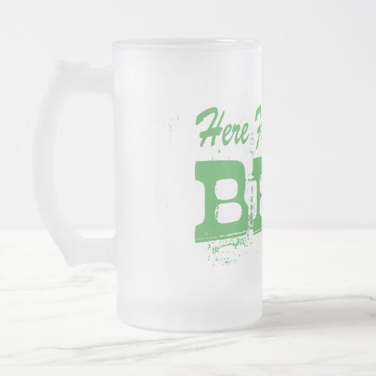 Hier voor de Beer Steins Matglas Bierpul (Links)