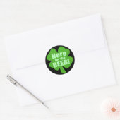 Hier voor de bier ronde sticker (Envelop)