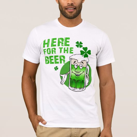 Hier voor de bier t-shirt (Voorkant)