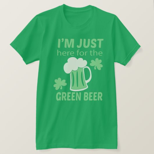 Hier voor de bierdag St Patricks Day T-shirt (Design voorkant)
