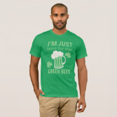 Hier voor de bierdag St Patricks Day T-shirt (Voorkant volledig)