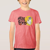 Hier voor de boeken | Drink omhoog en krijg je spo Tri-Blend Shirt (Voorkant)