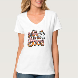 Hier voor de boeken - Halloween Ghost Design T-shirt