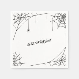 Hier voor de boeken - Halloween servet