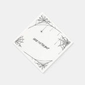 Hier voor de boeken - Halloween servet (Hoek)