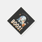 Hier voor de boeken | Halloweenfeest Servet (Hoek)