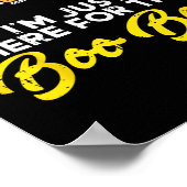 Hier voor de Boo Bees Fun Boo Bee Ghost Hallo Poster (Hoek)