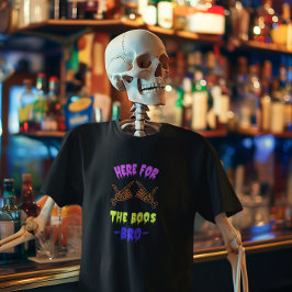 Hier voor de Boos, Bro Funny Halloween Party T-shirt
