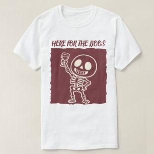 Hier voor de Boos Grappig Skelet Halloween T-shirt