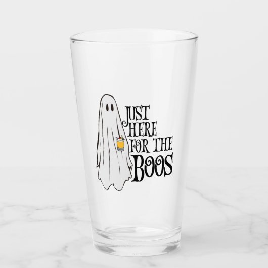 Hier voor de Boos Halloween Beer Glass Glas (Voorkant)