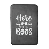 Hier voor de Boos Halloween Geest Ontwerp_1 Badmat (Voorkant Verticaal)