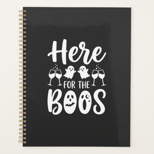 Hier voor de Boos Halloween Geest Ontwerp_1 Planner (Voorkant)