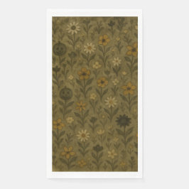 Hier voor de "Boos" Halloween Party - Bloemen Servet