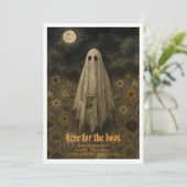 Hier voor de "Boos" Halloween Party Kaart (Staand voorkant)