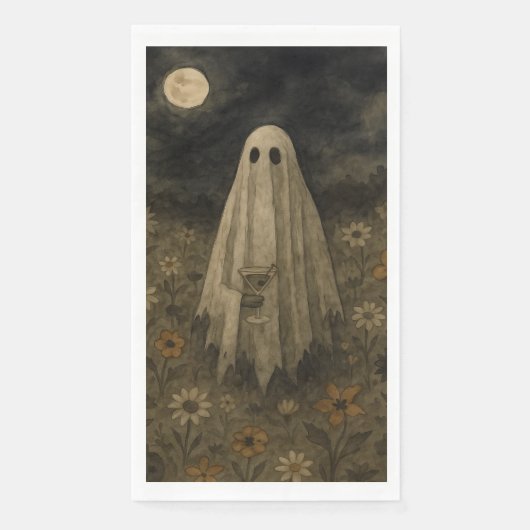 Hier voor de "Boos" Halloween Party Servet (Voorkant)