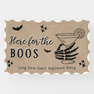 Hier voor de Boos Kraft Kleur Midden Halloween Spandoek